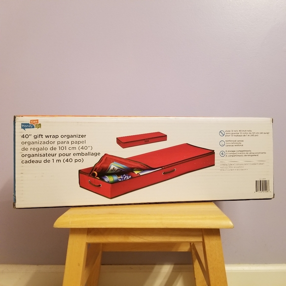 NIB 40" Gift Wrap Organizer - Picture 3 of 4